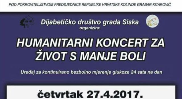 Halid Bešlić – dođite na humanitarni koncert Sisačkog dijabetičkog društva