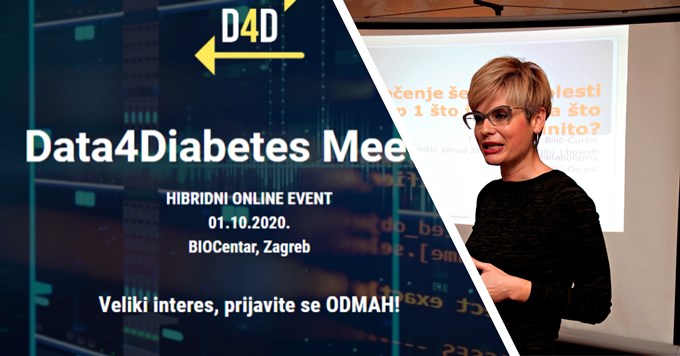 I napredna slavonska dijabetologinja na Data4Diabetes meetup!