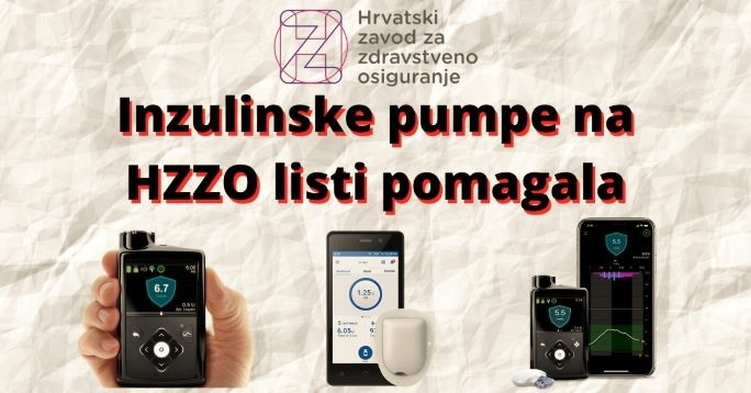 Doznajemo – 3 inzulinske pumpe na HZZO listi pomagala?!