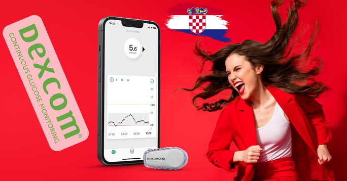 U Hrvatskoj su dostupni Dexcom ONE senzori!