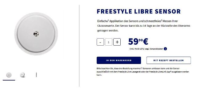 Još uvijek je u Njemačkoj moguće naručiti Libre senzore po „staroj“ cijeni, ali ne zadugo