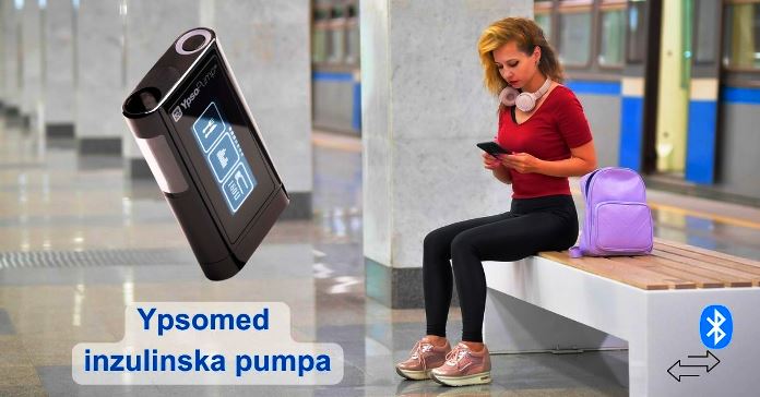 Ypsomed nova inzulinska pumpa i davanje bolusa mobitelom!