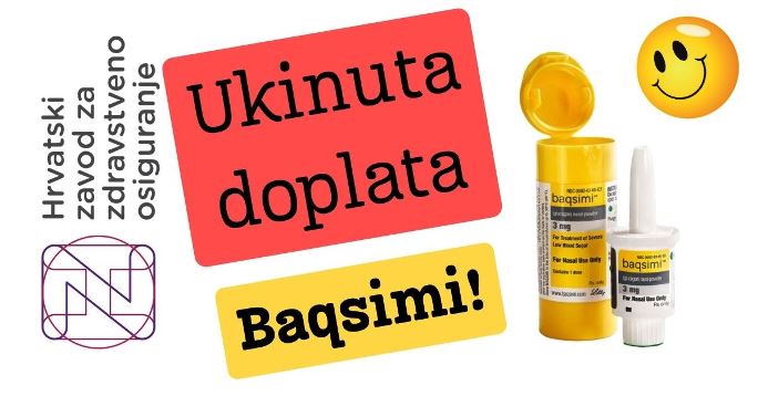 HZZO ukinuo doplatu za VAŽAN lijek – Baqsimi – glukagon bez igle!