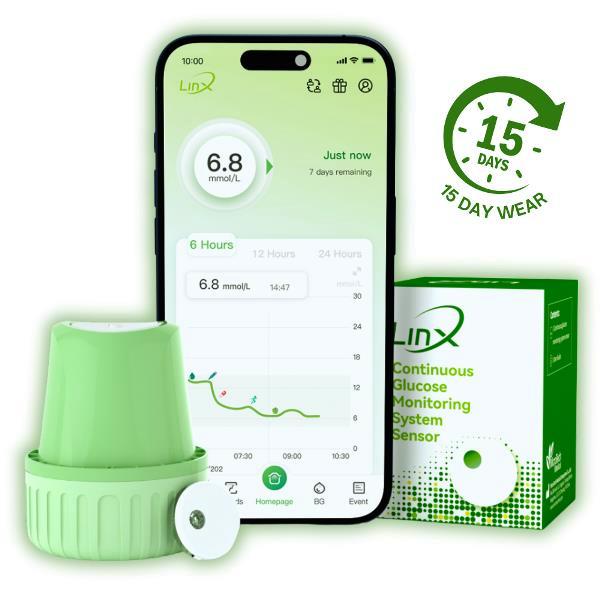 LinX CGM senzori za kontinuirano mjerenje glukoze