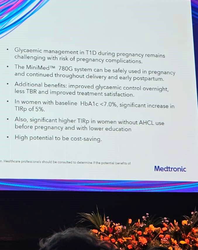 Slide sa jednog od brojnih Medtronic simpozija na ATTD2025