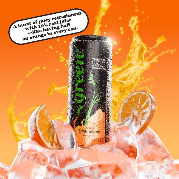 Green Cola - okus naranča