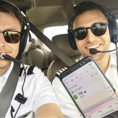 Pilot s dijabetesom tip 1 i CGM senzorom u SAD-u