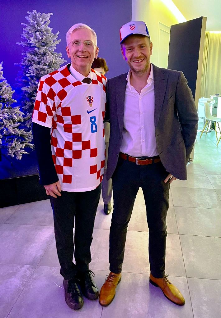 Najbolja fotka ikad: Tadej Battelino i Mladen Grurević za vrijeme Svjetskog prvenstva